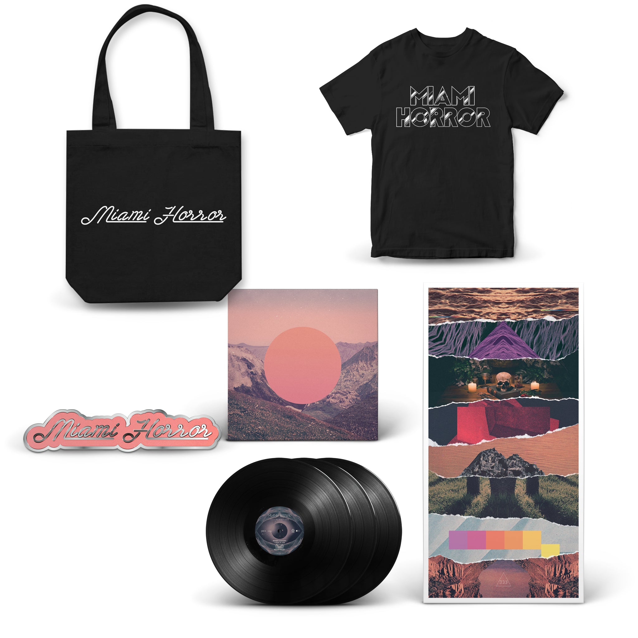 Illumination - 10 Anniversary Edition Vinyl, T-Shirt, Tote Bag, and Pin Bundle